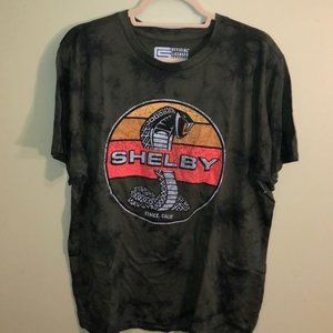 NWOT Shelby Cobra Green Tie Dye Graphic T Shirt Small